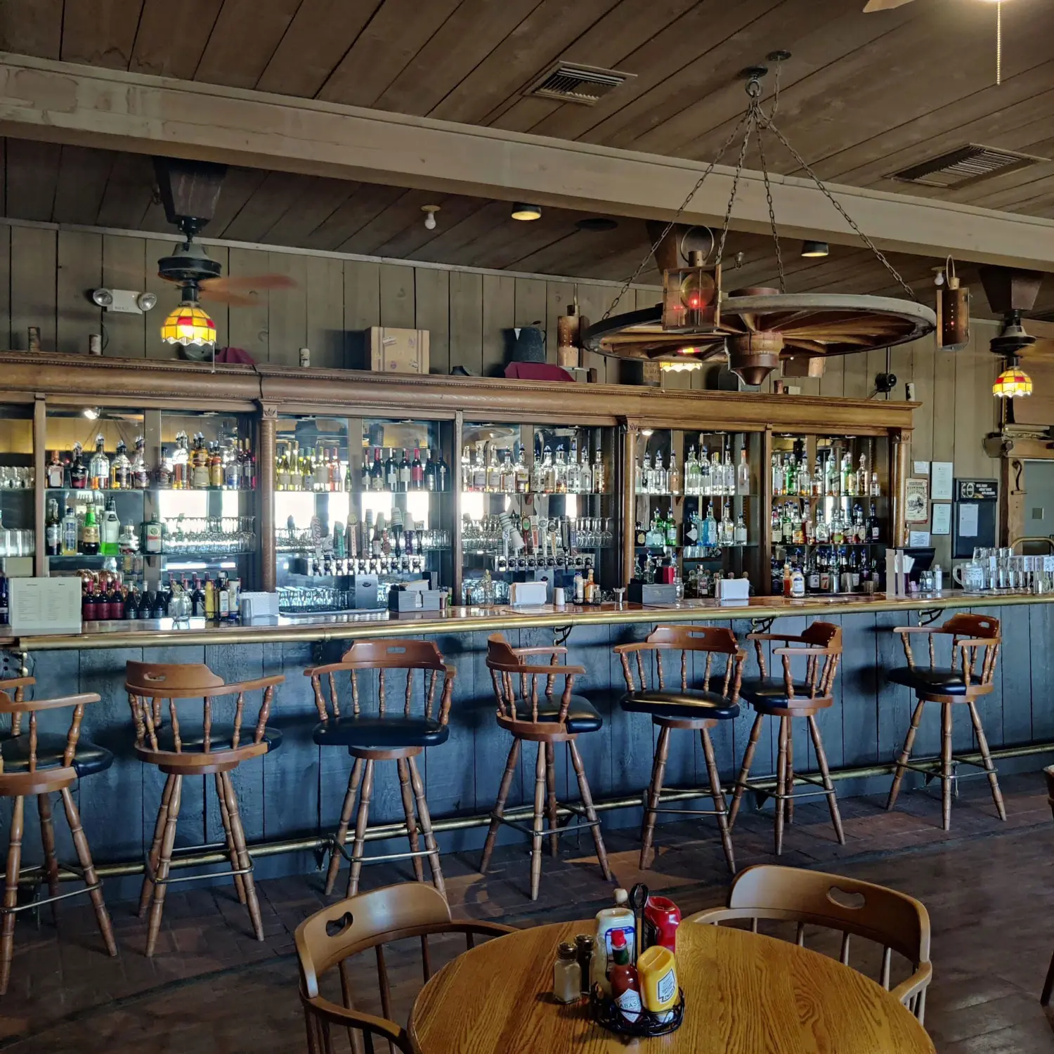 The Bar at the saloon